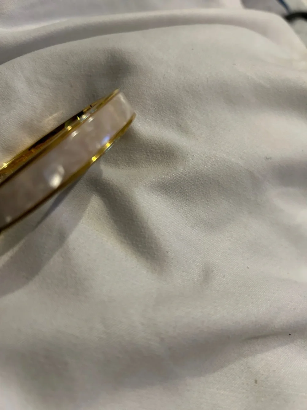 kate spade Gold-tone Bangle White Mother-of-Pearl sophisticated dainty cute - Picture 6 of 10